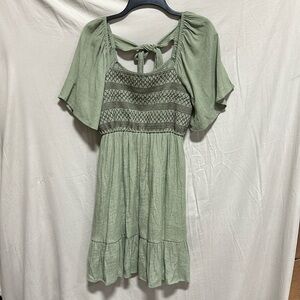 Blu Pepper embroidered mini dress